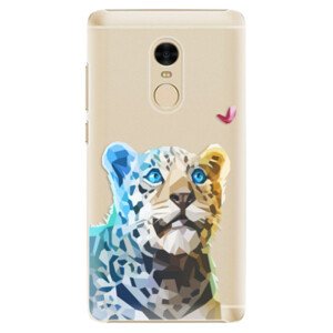 Plastové pouzdro iSaprio - Leopard With Butterfly - Xiaomi Redmi Note 4
