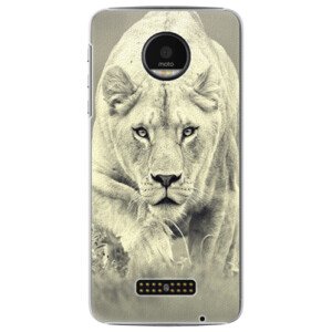 Plastové pouzdro iSaprio - Lioness 01 - Lenovo Moto Z