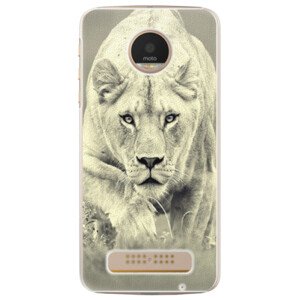 Plastové pouzdro iSaprio - Lioness 01 - Lenovo Moto Z Play