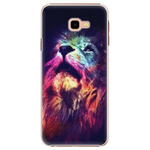 Plastové pouzdro iSaprio - Lion in Colors - Samsung Galaxy J4+