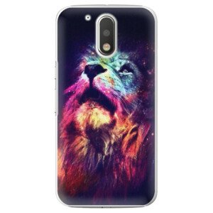 Plastové pouzdro iSaprio - Lion in Colors - Lenovo Moto G4 / G4 Plus