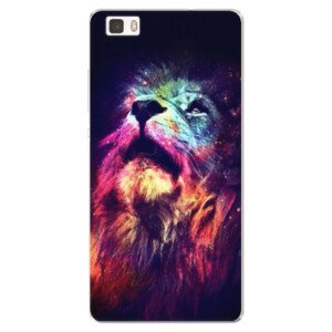 Silikonové pouzdro iSaprio - Lion in Colors - Huawei Ascend P8 Lite