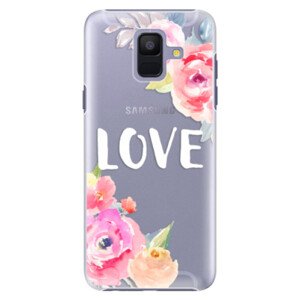 Plastové pouzdro iSaprio - Love - Samsung Galaxy A6