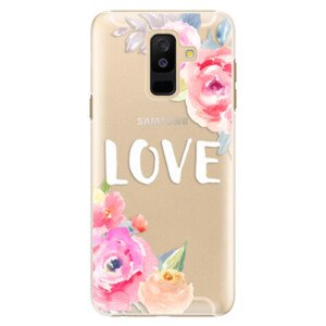 Plastové pouzdro iSaprio - Love - Samsung Galaxy A6+