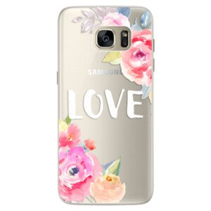 Silikonové pouzdro iSaprio - Love - Samsung Galaxy S7