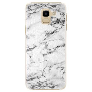 Plastové pouzdro iSaprio - White Marble 01 - Samsung Galaxy J6
