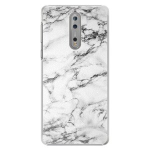 Plastové pouzdro iSaprio - White Marble 01 - Nokia 8