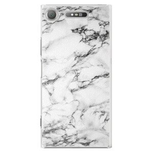 Plastové pouzdro iSaprio - White Marble 01 - Sony Xperia XZ1