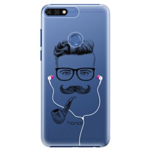 Plastové pouzdro iSaprio - Man With Headphones 01 - Huawei Honor 7C