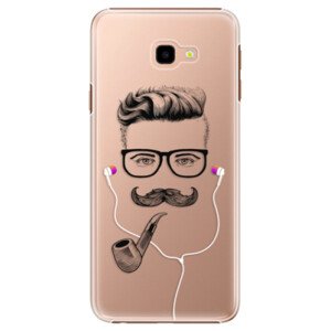 Plastové pouzdro iSaprio - Man With Headphones 01 - Samsung Galaxy J4+
