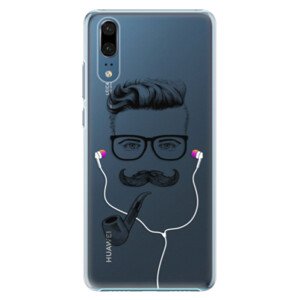 Plastové pouzdro iSaprio - Man With Headphones 01 - Huawei P20