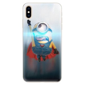 Silikonové pouzdro iSaprio - Mimons Superman 02 - iPhone XS Max