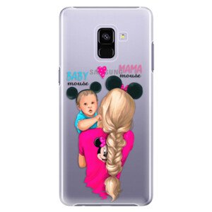 Plastové pouzdro iSaprio - Mama Mouse Blonde and Boy - Samsung Galaxy A8+
