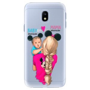 Plastové pouzdro iSaprio - Mama Mouse Blonde and Boy - Samsung Galaxy J3 2017