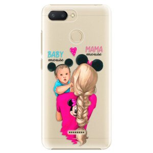 Plastové pouzdro iSaprio - Mama Mouse Blonde and Boy - Xiaomi Redmi 6