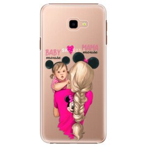 Plastové pouzdro iSaprio - Mama Mouse Blond and Girl - Samsung Galaxy J4+