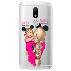 Plastové pouzdro iSaprio - Mama Mouse Blond and Girl - Lenovo Moto M