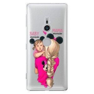 Plastové pouzdro iSaprio - Mama Mouse Blond and Girl - Sony Xperia XZ2