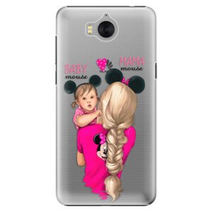 Plastové pouzdro iSaprio - Mama Mouse Blond and Girl - Huawei Y5 2017 / Y6 2017