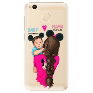 Plastové pouzdro iSaprio - Mama Mouse Brunette and Boy - Xiaomi Redmi 4X