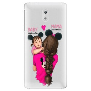 Plastové pouzdro iSaprio - Mama Mouse Brunette and Girl - Nokia 3