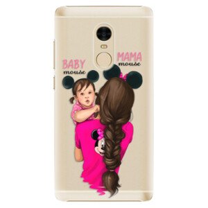 Plastové pouzdro iSaprio - Mama Mouse Brunette and Girl - Xiaomi Redmi Note 4