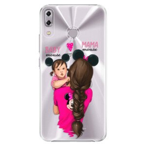 Plastové pouzdro iSaprio - Mama Mouse Brunette and Girl - Asus ZenFone 5Z ZS620KL