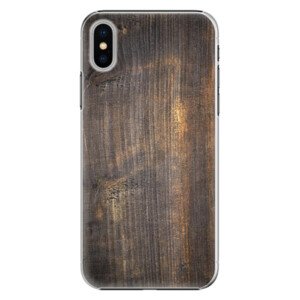 Plastové pouzdro iSaprio - Old Wood - iPhone X