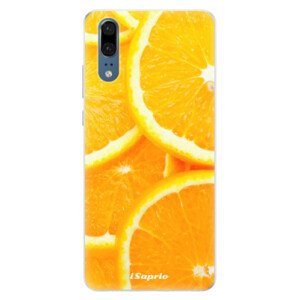 Silikonové pouzdro iSaprio - Orange 10 - Huawei P20