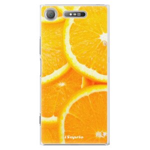 Plastové pouzdro iSaprio - Orange 10 - Sony Xperia XZ1