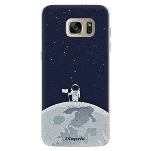 Silikonové pouzdro iSaprio - On The Moon 10 - Samsung Galaxy S7 Edge