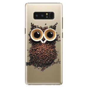 Plastové pouzdro iSaprio - Owl And Coffee - Samsung Galaxy Note 8