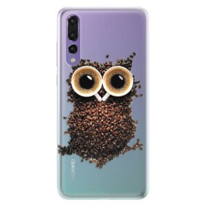 Silikonové pouzdro iSaprio - Owl And Coffee - Huawei P20 Pro