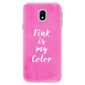 Plastové pouzdro iSaprio - Pink is my color - Samsung Galaxy J3 2017
