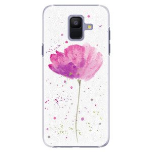 Plastové pouzdro iSaprio - Poppies - Samsung Galaxy A6