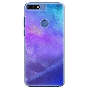 Plastové pouzdro iSaprio - Purple Feathers - Huawei Honor 7C