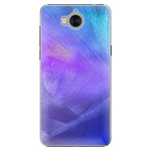 Plastové pouzdro iSaprio - Purple Feathers - Huawei Y5 2017 / Y6 2017