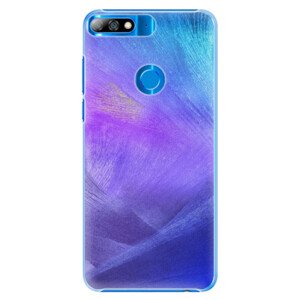 Plastové pouzdro iSaprio - Purple Feathers - Huawei Y7 Prime 2018