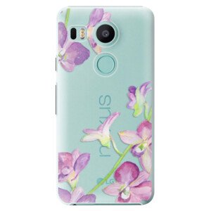Plastové pouzdro iSaprio - Purple Orchid - LG Nexus 5X