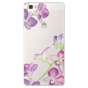 Silikonové pouzdro iSaprio - Purple Orchid - Huawei Ascend P8 Lite