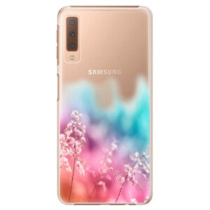 Plastové pouzdro iSaprio - Rainbow Grass - Samsung Galaxy A7 (2018)
