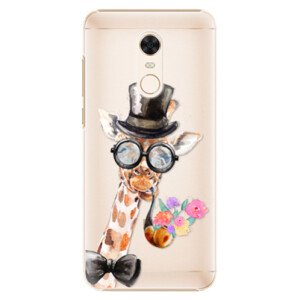 Plastové pouzdro iSaprio - Sir Giraffe - Xiaomi Redmi 5 Plus