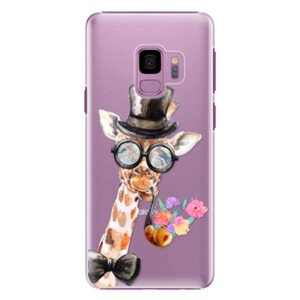Plastové pouzdro iSaprio - Sir Giraffe - Samsung Galaxy S9