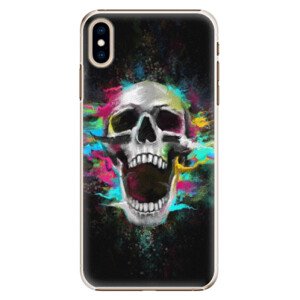 Plastové pouzdro iSaprio - Skull in Colors - iPhone XS Max