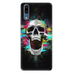 Silikonové pouzdro iSaprio - Skull in Colors - Huawei P20