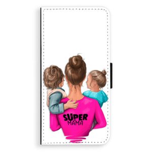 Flipové pouzdro iSaprio - Super Mama - Boy and Girl - Huawei Ascend P8