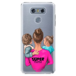 Plastové pouzdro iSaprio - Super Mama - Boy and Girl - LG G6 (H870)