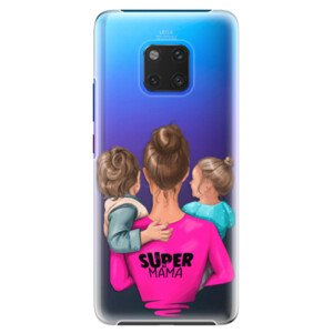 Plastové pouzdro iSaprio - Super Mama - Boy and Girl - Huawei Mate 20 Pro