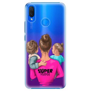 Plastové pouzdro iSaprio - Super Mama - Boy and Girl - Huawei Nova 3i