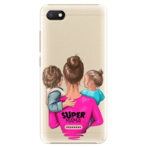 Plastové pouzdro iSaprio - Super Mama - Boy and Girl - Xiaomi Redmi 6A